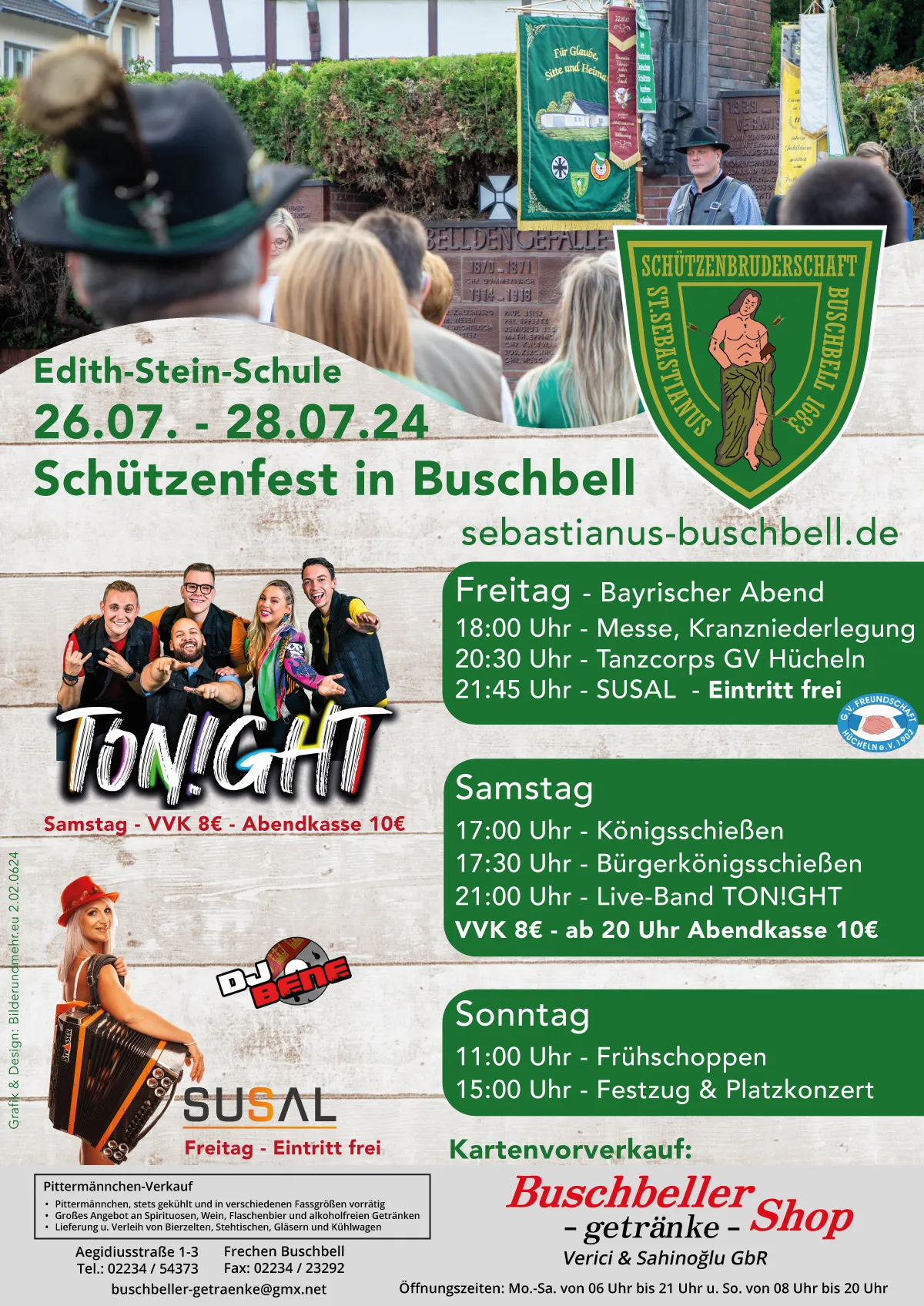 Schützenfest 2024 Frechen Buschbell